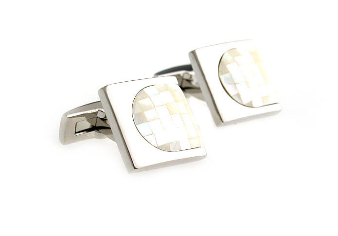  White Purity Cufflinks Shell Cufflinks Wholesale & Customized  CL661632