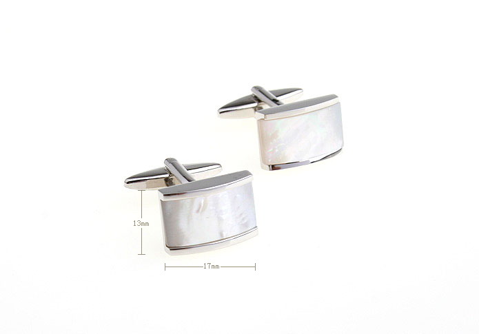  White Purity Cufflinks Shell Cufflinks Wholesale & Customized  CL670781