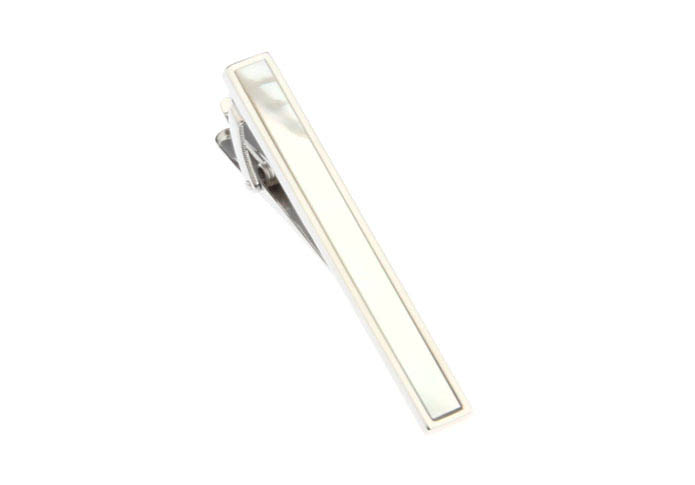  White Purity Tie Clips Shell Tie Clips Wholesale & Customized  CL860762
