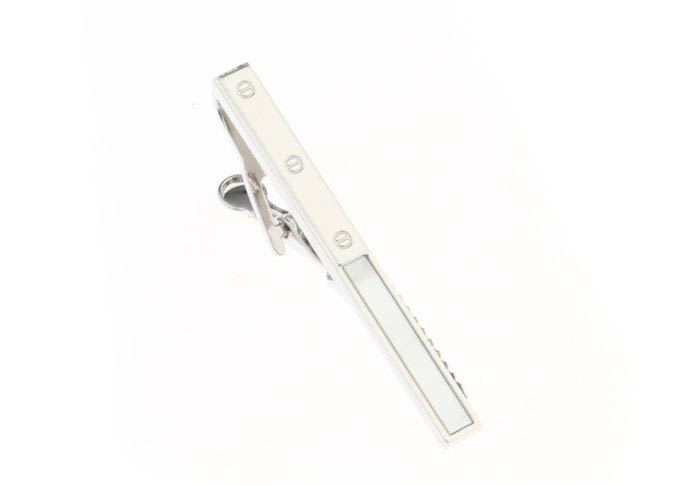  White Purity Tie Clips Shell Tie Clips Wholesale & Customized  CL860765