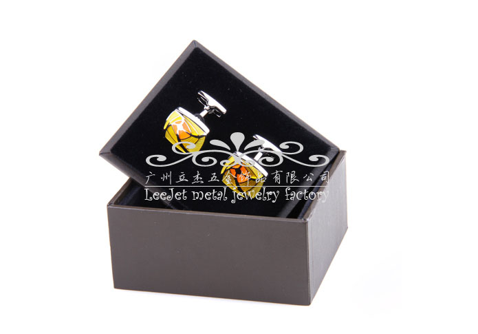 Imitation leather + Plastic Cufflinks Boxes  Black Classic Cufflinks Boxes Cufflinks Boxes Wholesale & Customized  CL210432