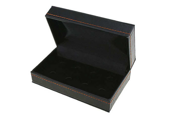 Imitation leather + Plastic Cufflinks Boxes  Black Classic Cufflinks Boxes Cufflinks Boxes Wholesale & Customized  CL210533