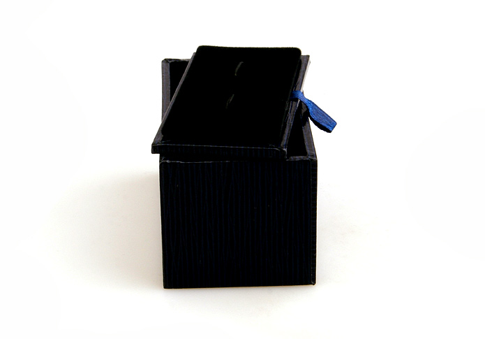 Imitation leather + Plastic Cufflinks Boxes  Black Classic Cufflinks Boxes Cufflinks Boxes Wholesale & Customized  CL210616