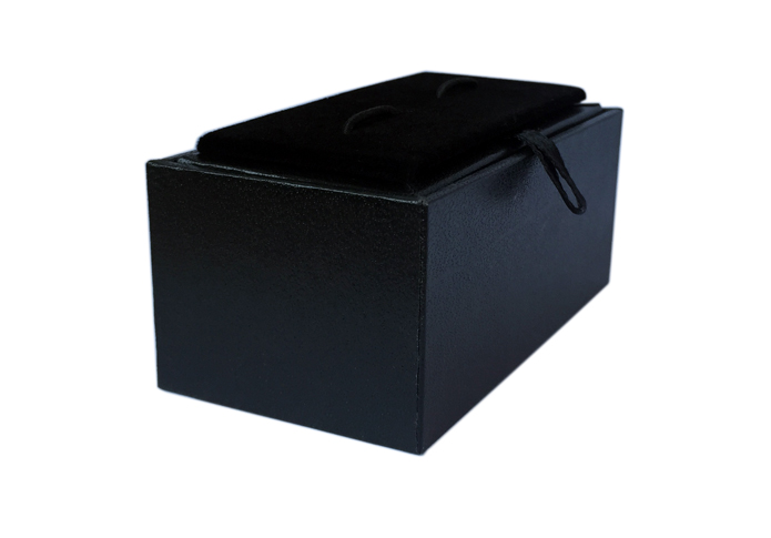 Leather + Plastic Cufflinks Boxes  Black Classic Cufflinks Boxes Cufflinks Boxes Wholesale & Customized  CL210636