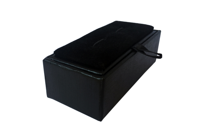 Leather + Plastic Cufflinks Boxes  Black Classic Cufflinks Boxes Cufflinks Boxes Wholesale & Customized  CL210641