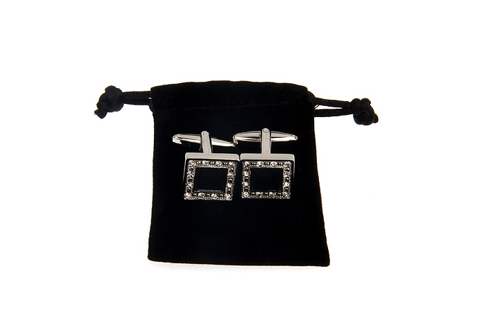  Black Classic Cufflinks Bag Cufflinks Bag Wholesale & Customized  CL220723