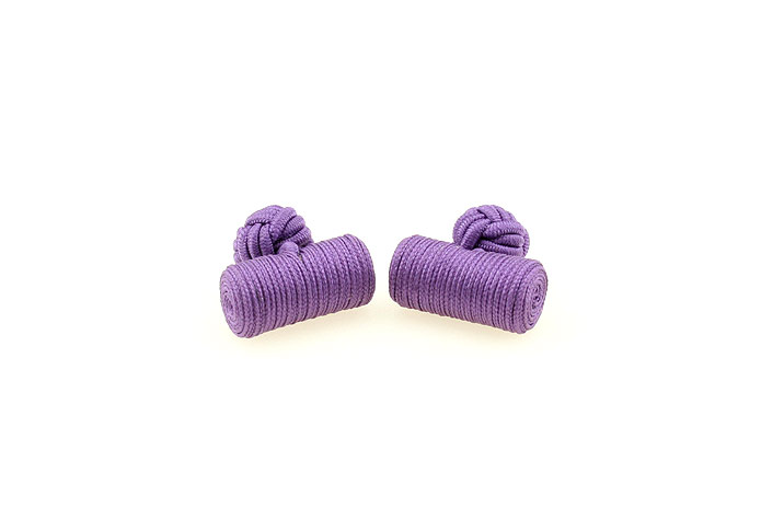  Purple Romantic Cufflinks Silk Cufflinks Knot Wholesale & Customized  CL640849