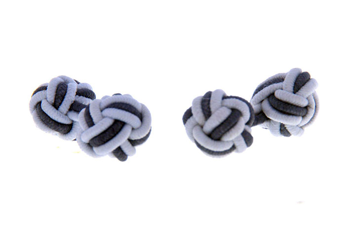  White Purity Cufflinks Silk Cufflinks Knot Wholesale & Customized  CL656842