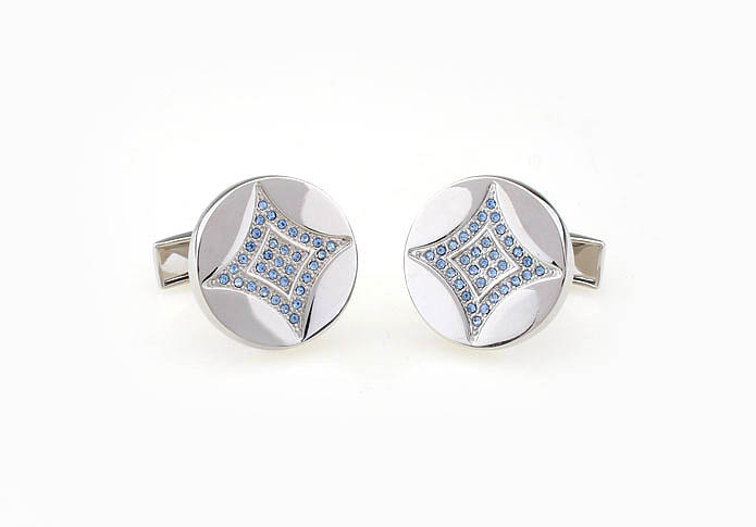  Blue Elegant Cufflinks Crystal Cufflinks Wholesale & Customized  CL641015