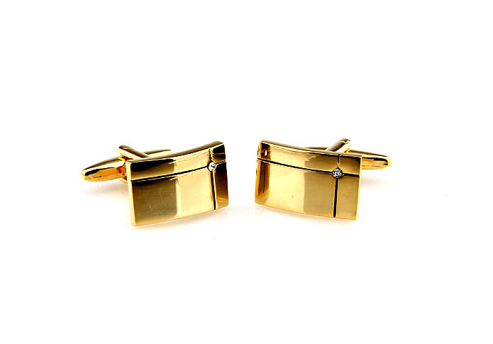  Gold Luxury Cufflinks Crystal Cufflinks Wholesale & Customized  CL641039