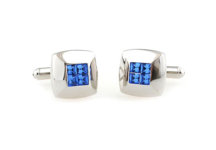  Blue Elegant Cufflinks Crystal Cufflinks Wholesale & Customized  CL641066