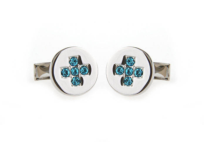 Blue Elegant Cufflinks Crystal Cufflinks Wholesale & Customized  CL641154