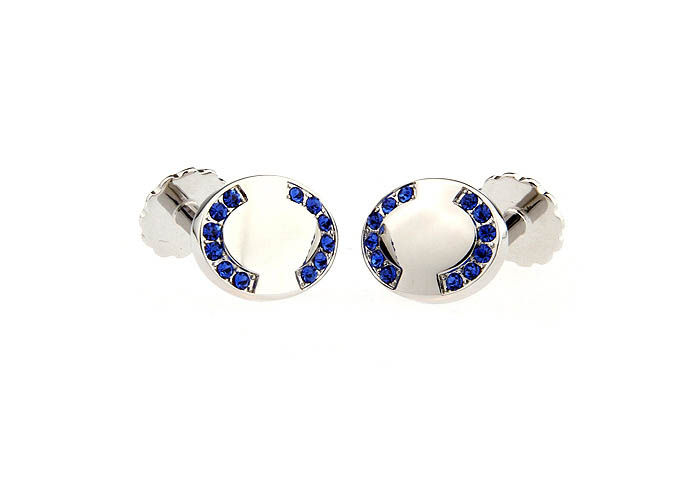  Blue Elegant Cufflinks Crystal Cufflinks Wholesale & Customized  CL652074