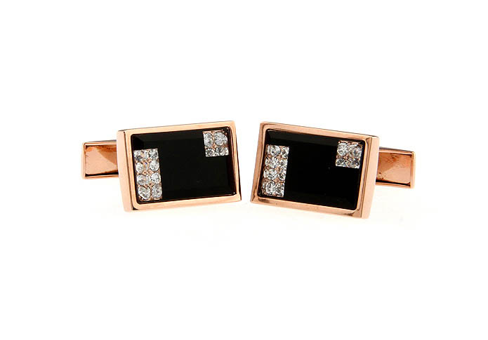  Gold Luxury Cufflinks Crystal Cufflinks Wholesale & Customized  CL652078