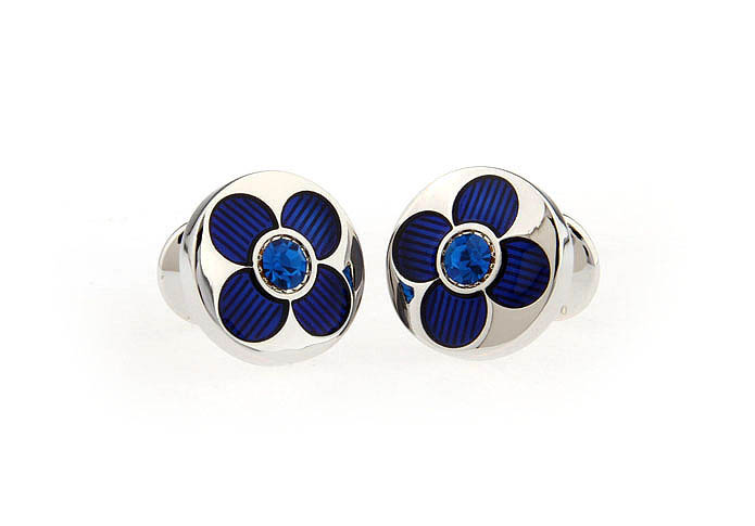  Blue Elegant Cufflinks Crystal Cufflinks Wholesale & Customized  CL652138