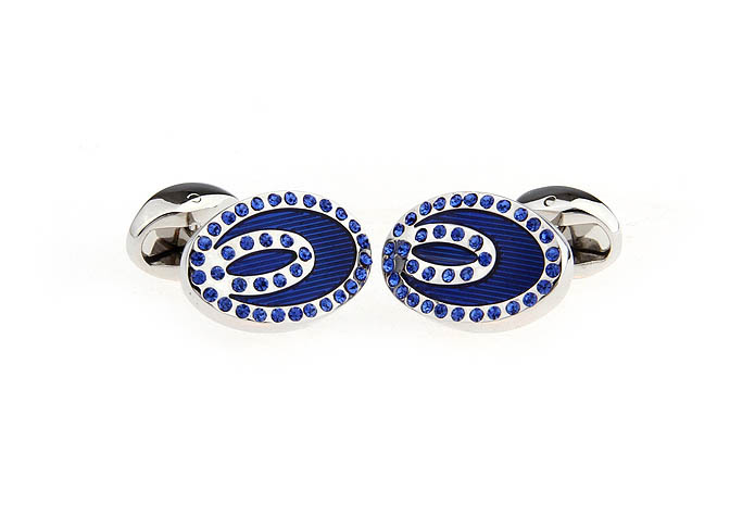  Blue Elegant Cufflinks Crystal Cufflinks Wholesale & Customized  CL652211