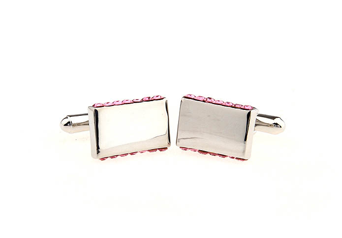  Pink Charm Cufflinks Crystal Cufflinks Wholesale & Customized  CL652240