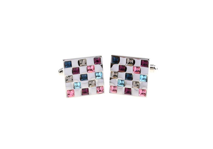  Multi Color Fashion Cufflinks Crystal Cufflinks Wholesale & Customized  CL652358
