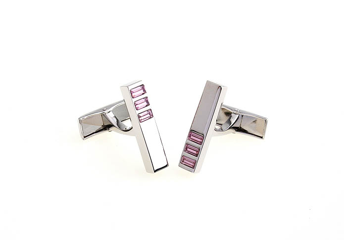  Pink Charm Cufflinks Crystal Cufflinks Wholesale & Customized  CL652379