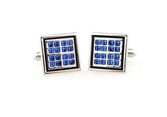  Blue Elegant Cufflinks Crystal Cufflinks Wholesale & Customized  CL652502