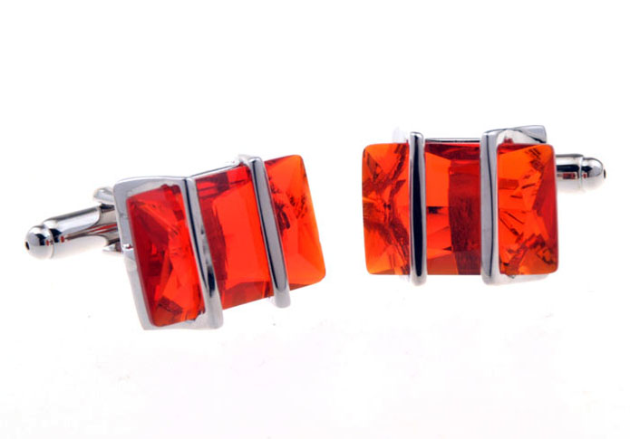  Red Festive Cufflinks Crystal Cufflinks Wholesale & Customized  CL653502