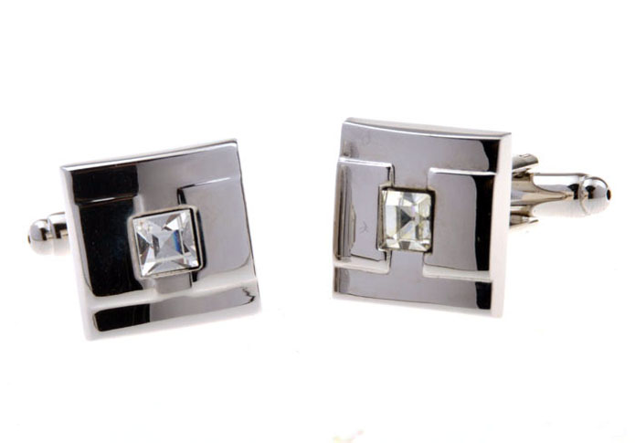  White Purity Cufflinks Crystal Cufflinks Wholesale & Customized  CL653516