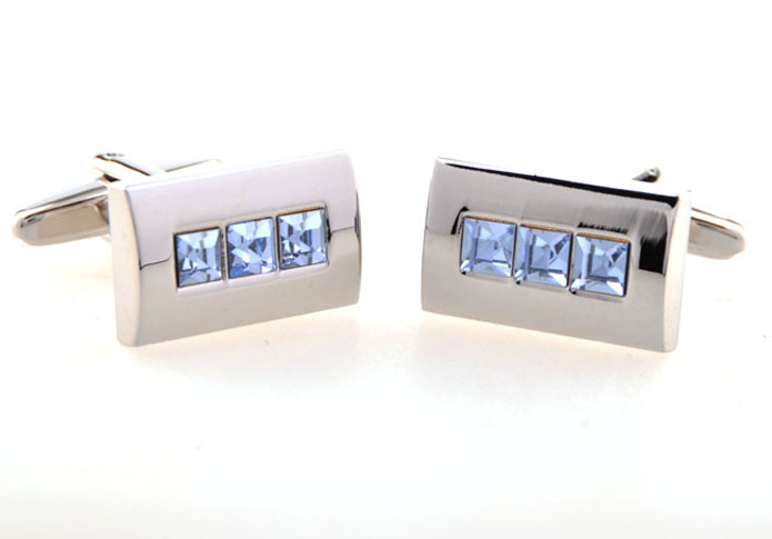  Blue Elegant Cufflinks Crystal Cufflinks Wholesale & Customized  CL654123