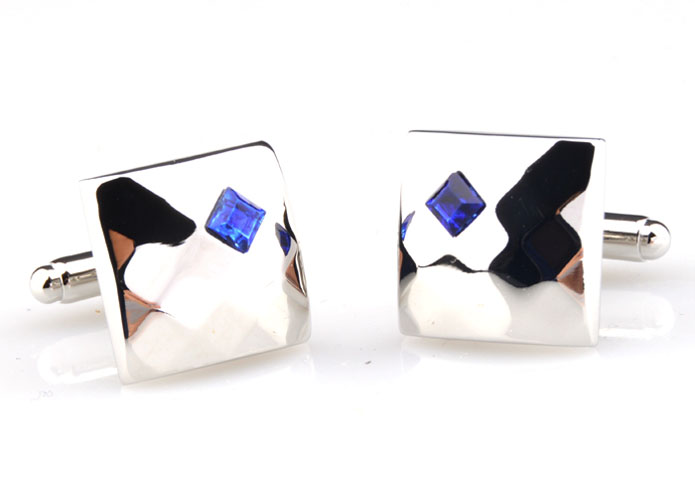 Blue Elegant Cufflinks Crystal Cufflinks Wholesale & Customized CL654780