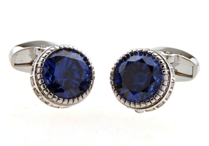  Blue Elegant Cufflinks Crystal Cufflinks Wholesale & Customized  CL655857