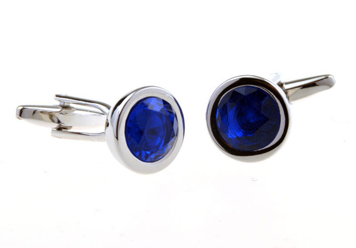  Blue Elegant Cufflinks Crystal Cufflinks Wholesale & Customized  CL656118