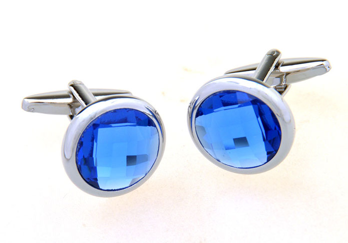  Blue Elegant Cufflinks Crystal Cufflinks Wholesale & Customized  CL657033