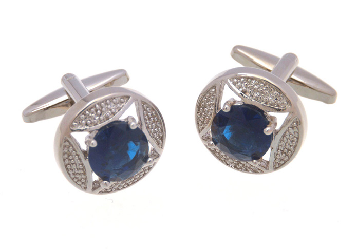  Blue Elegant Cufflinks Crystal Cufflinks Wholesale & Customized  CL657362