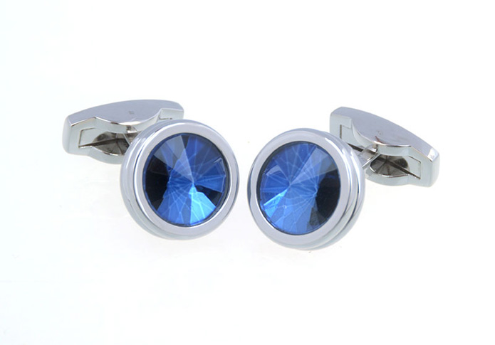  Blue Elegant Cufflinks Crystal Cufflinks Wholesale & Customized  CL657398