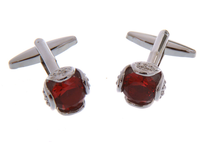  Red Festive Cufflinks Crystal Cufflinks Wholesale & Customized  CL657419