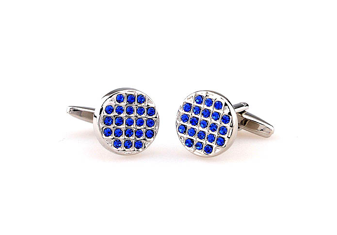  Blue Elegant Cufflinks Crystal Cufflinks Wholesale & Customized  CL664026
