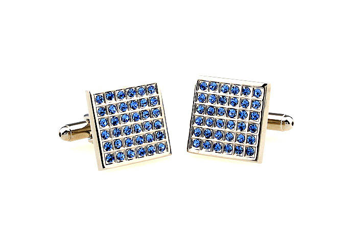  Blue Elegant Cufflinks Crystal Cufflinks Wholesale & Customized  CL664145
