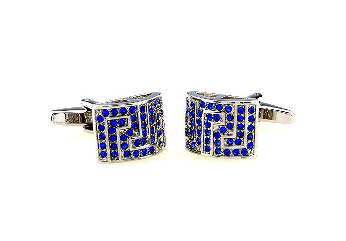 Blue Elegant Cufflinks Crystal Cufflinks Wholesale & Customized  CL664148