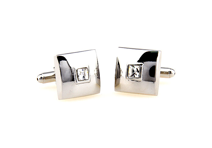  White Purity Cufflinks Crystal Cufflinks Wholesale & Customized  CL664371