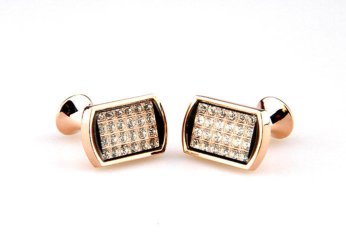  Gold Luxury Cufflinks Crystal Cufflinks Wholesale & Customized  CL664796