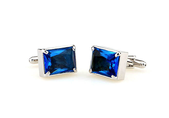  Blue Elegant Cufflinks Crystal Cufflinks Wholesale & Customized  CL665338