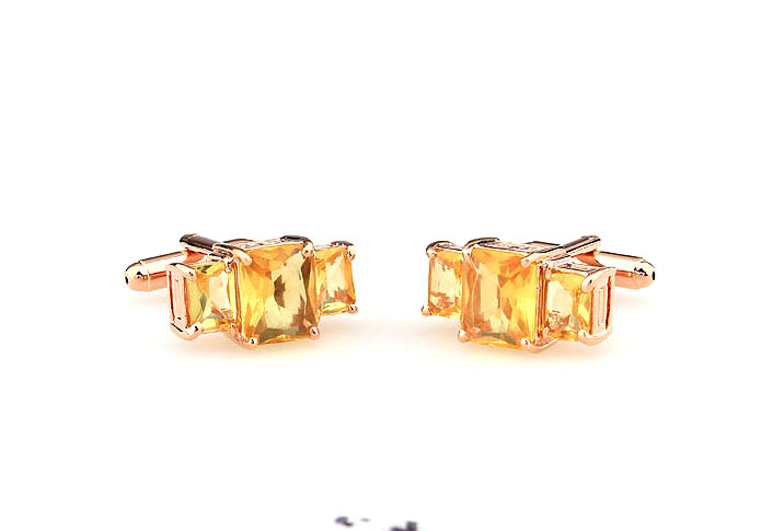  Gold Luxury Cufflinks Crystal Cufflinks Wholesale & Customized  CL665472
