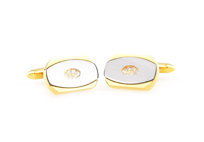  Gold Luxury Cufflinks Crystal Cufflinks Wholesale & Customized  CL665631