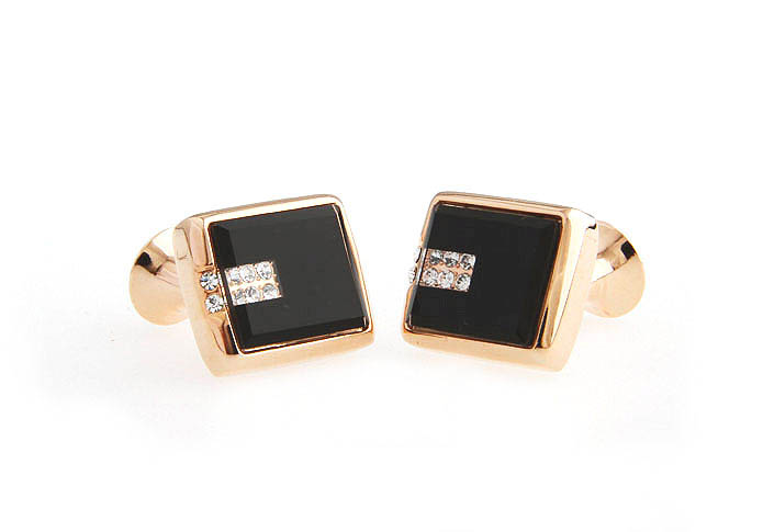  Gold Luxury Cufflinks Crystal Cufflinks Wholesale & Customized  CL665694
