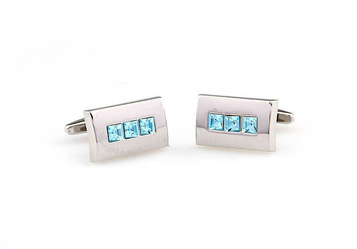  Blue Elegant Cufflinks Crystal Cufflinks Wholesale & Customized  CL665792