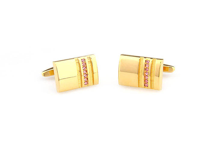  Gold Luxury Cufflinks Crystal Cufflinks Wholesale & Customized  CL665890