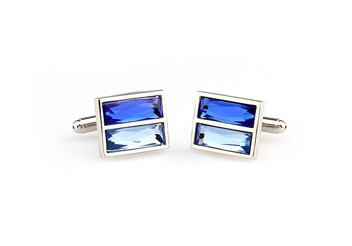  Blue Elegant Cufflinks Crystal Cufflinks Wholesale & Customized  CL666127