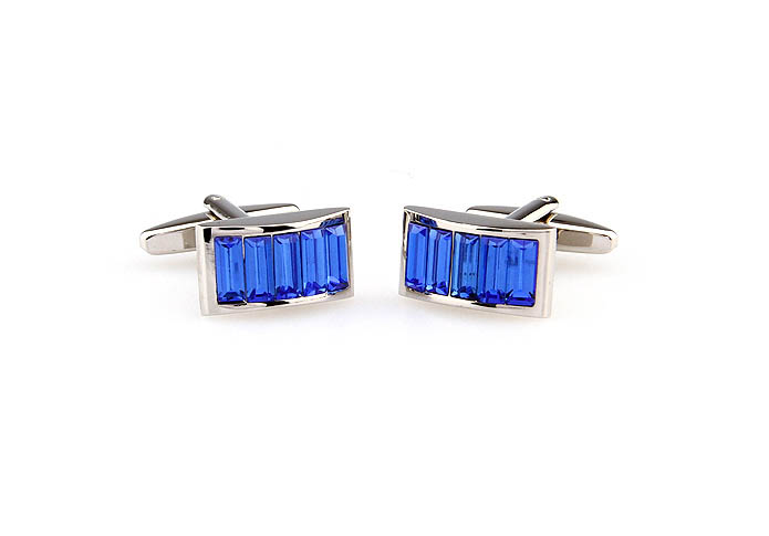  Blue Elegant Cufflinks Crystal Cufflinks Wholesale & Customized  CL666161