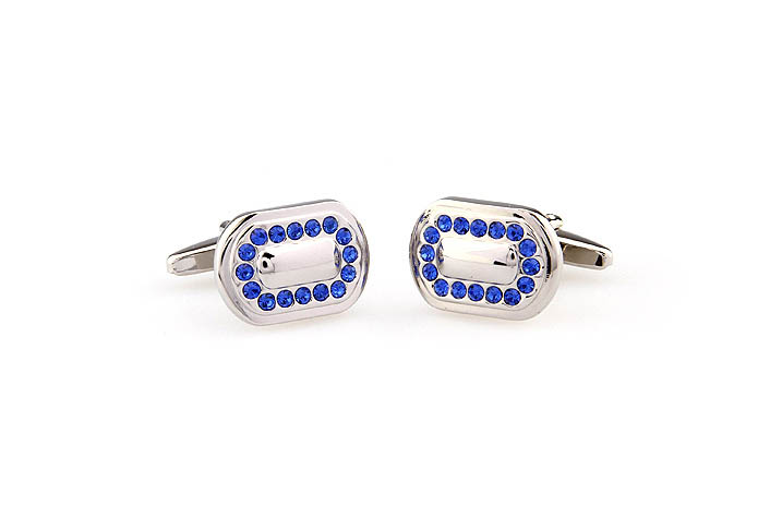  Blue Elegant Cufflinks Crystal Cufflinks Wholesale & Customized  CL666243