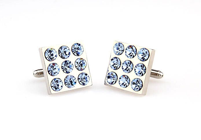  Blue Elegant Cufflinks Crystal Cufflinks Wholesale & Customized  CL666549