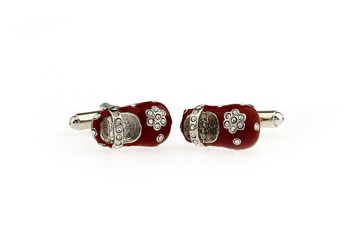 Crystal embroidered shoes Cufflinks  White Purity Cufflinks Crystal Cufflinks Hipster Wear Wholesale & Customized  CL671307